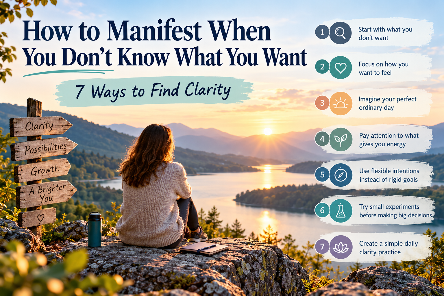 How to Manifest When You Don’t Know What You Want: 7 Ways to Find Clarity